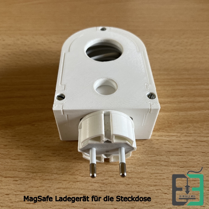 Apple MagSafe Induktives Ladegerät - Gehäuse für die Steckdose - 3D Druck  Rob