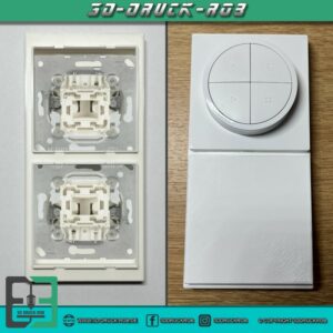 Tap Dial Switch - 2 Lichtschalter Adapter 1er-Deckel