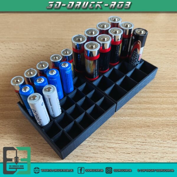Aufbewahrungsbox für Batterien