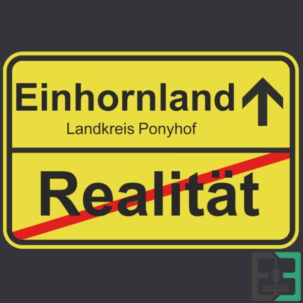 Ortsschild-Einhornland